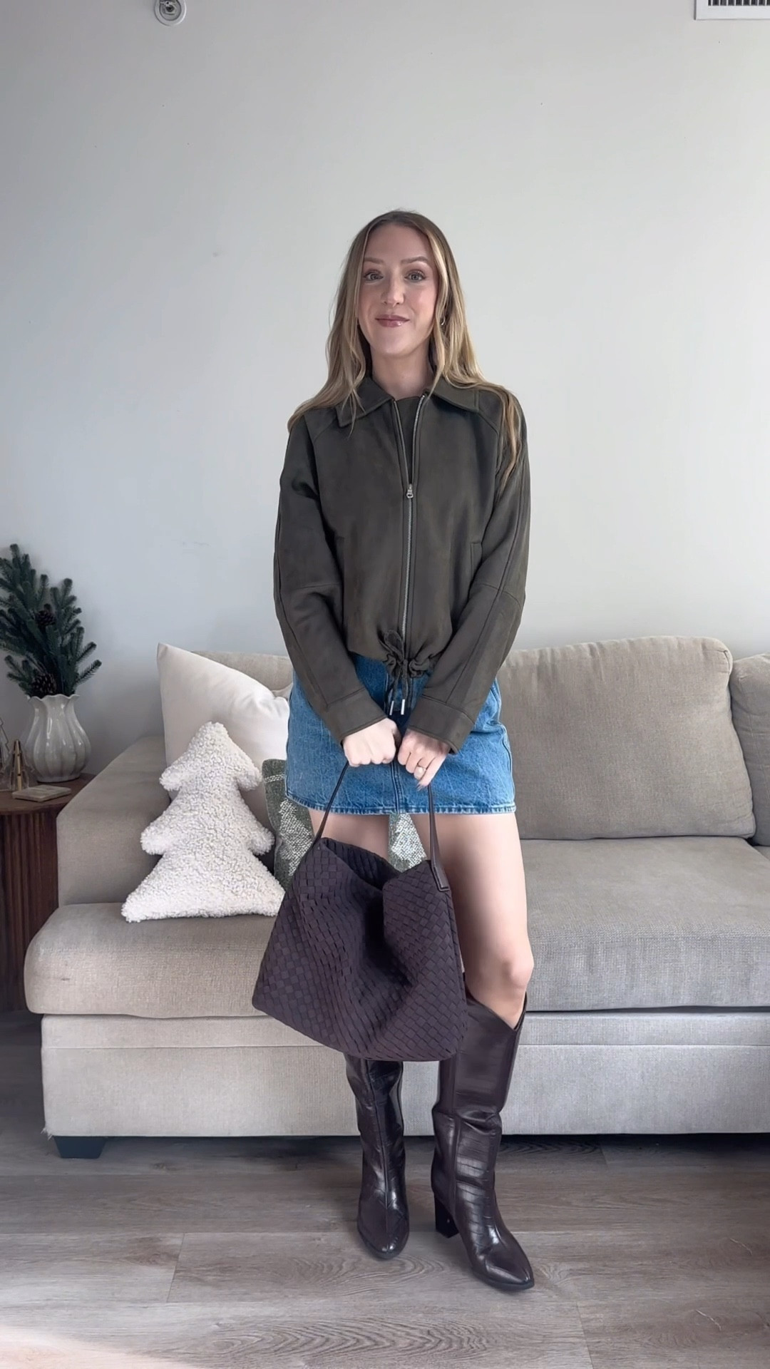 Loving this new Target jacket and boots! Add some tights and a sweater if it’s colder where you live!

#LTKFindsUnder50 #LTKootd #LTKSeasonal