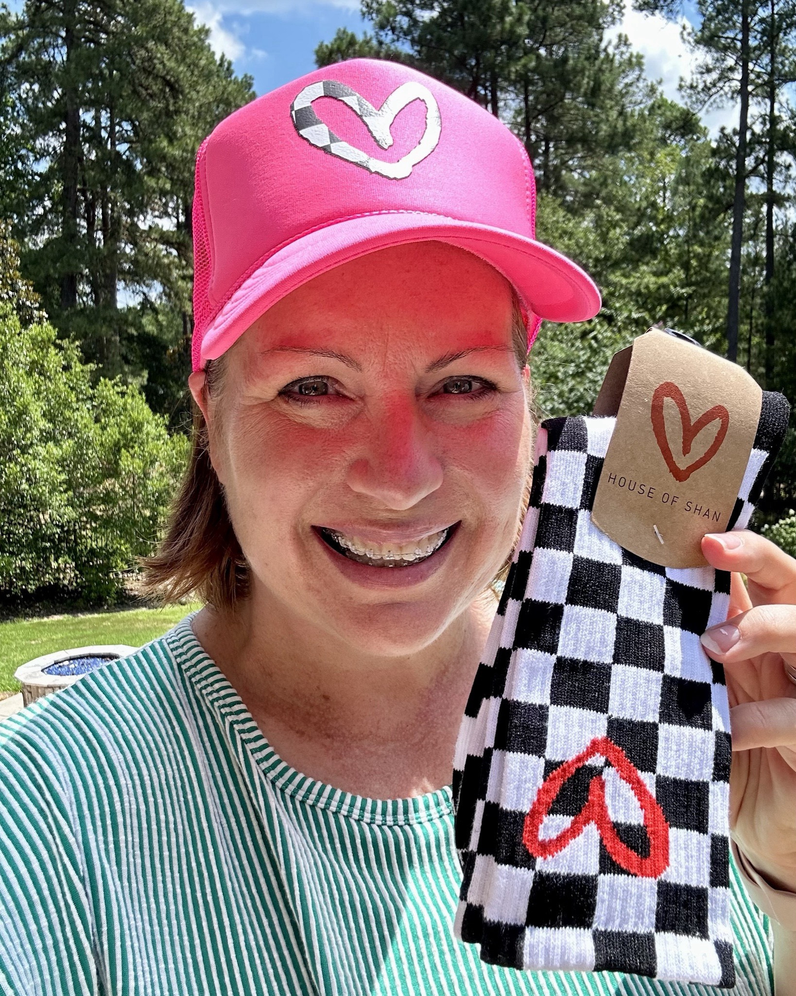 I had the best intentions to wear my hat and socks this week, but omg it was so hot all week. I did rock my checkered flag nails and sling bag, but I wore my flip flops and had a nice glowing shine every day. I felt like I was back in Iraq. Next time I’m taking next fans, misting fans, and finding checkered flip flops🏁

#LTKTravel #LTKActive #LTKFamily