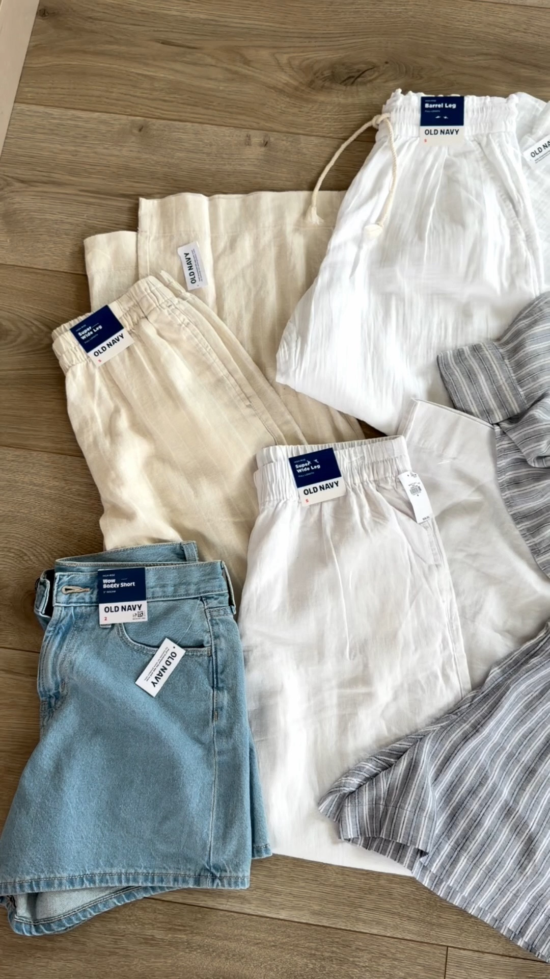 My Old Navy haul that looks $$$ but everything is on sale! The striped set is my fav for summer. I have last years version and wore it all the time. So easy to throw on over a swimsuit or wear with a tank. I size up to a L in the button down for a very oversized fit  

#LTKootd #LTKmomlife #LTKSaleAlert
