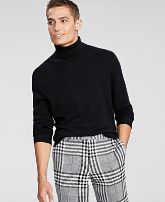 Men's Cashmere Turtleneck Sweater | Macy's