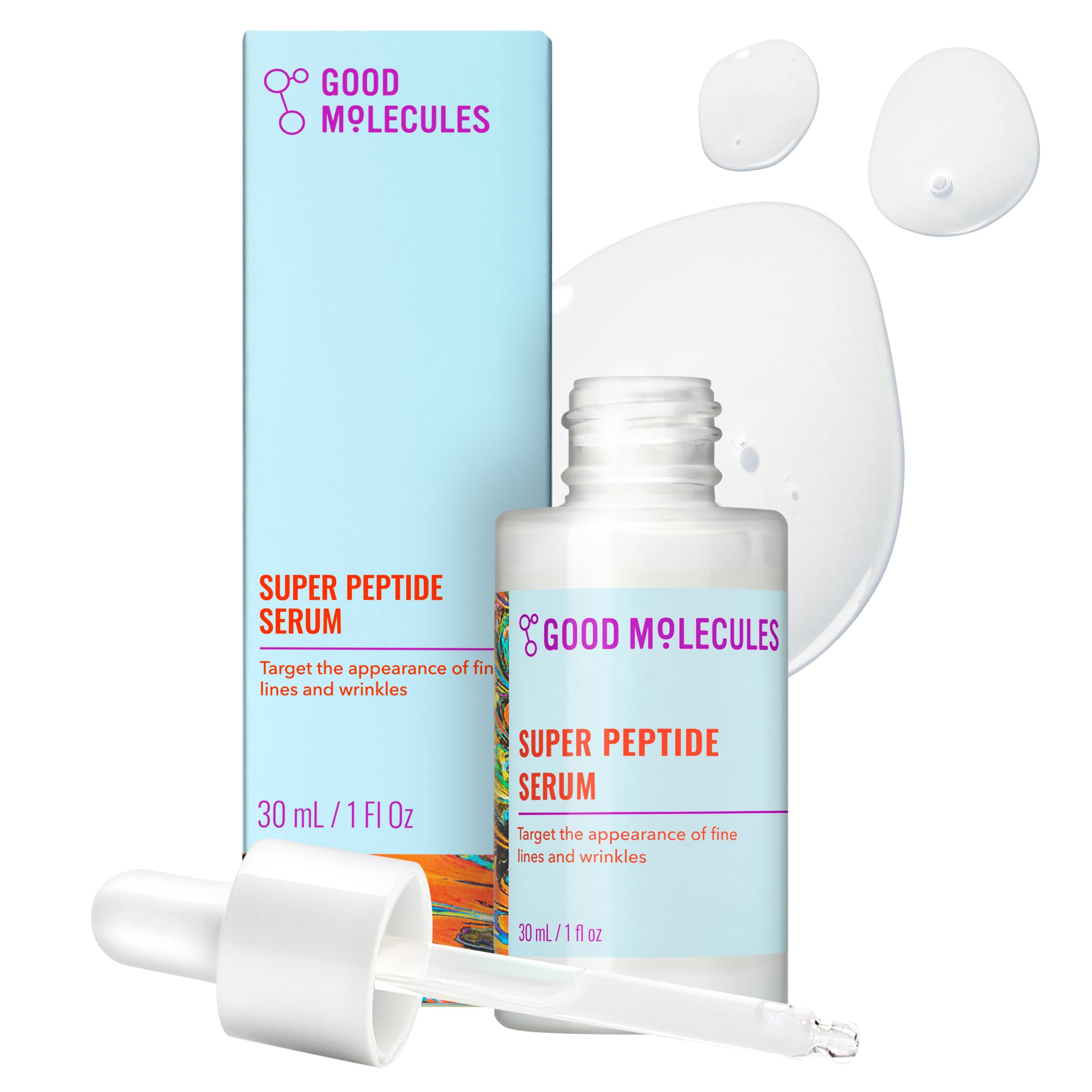 Good Molecules Super Peptide Serum - Anti-aging Facial Serum with Peptides and Copper Tripeptides... | Amazon (US)