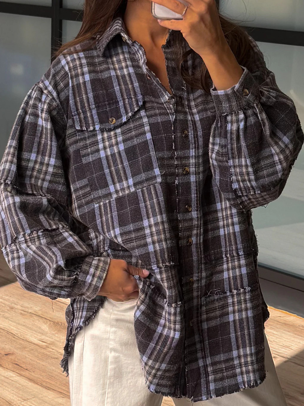 Vintage Flannel Button-Down | Midnight | +Plus Available | RESTOCK | Shop Talulah