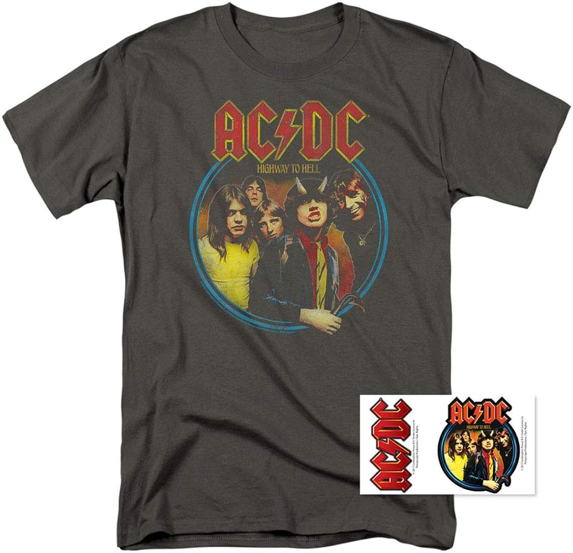 ACDC Highway to Hell Rock Album T Shirt & Stickers | Amazon (US)