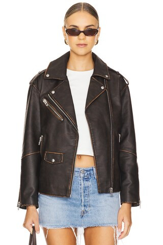 BLANKNYC Moto Jacket in Still Mine from Revolve.com | Revolve Clothing (Global)