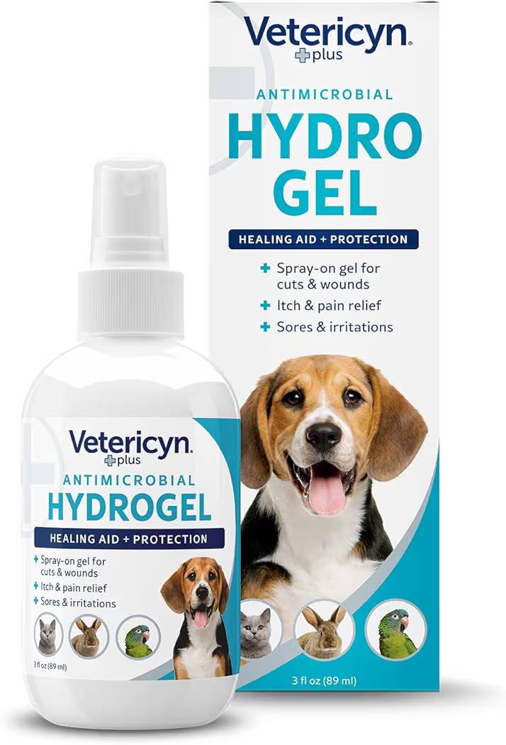 Vetericyn Plus Dog Wound Care Hydrogel Spray | Healing Aid and Wound Protectant, Sprayable Gel to... | Amazon (US)