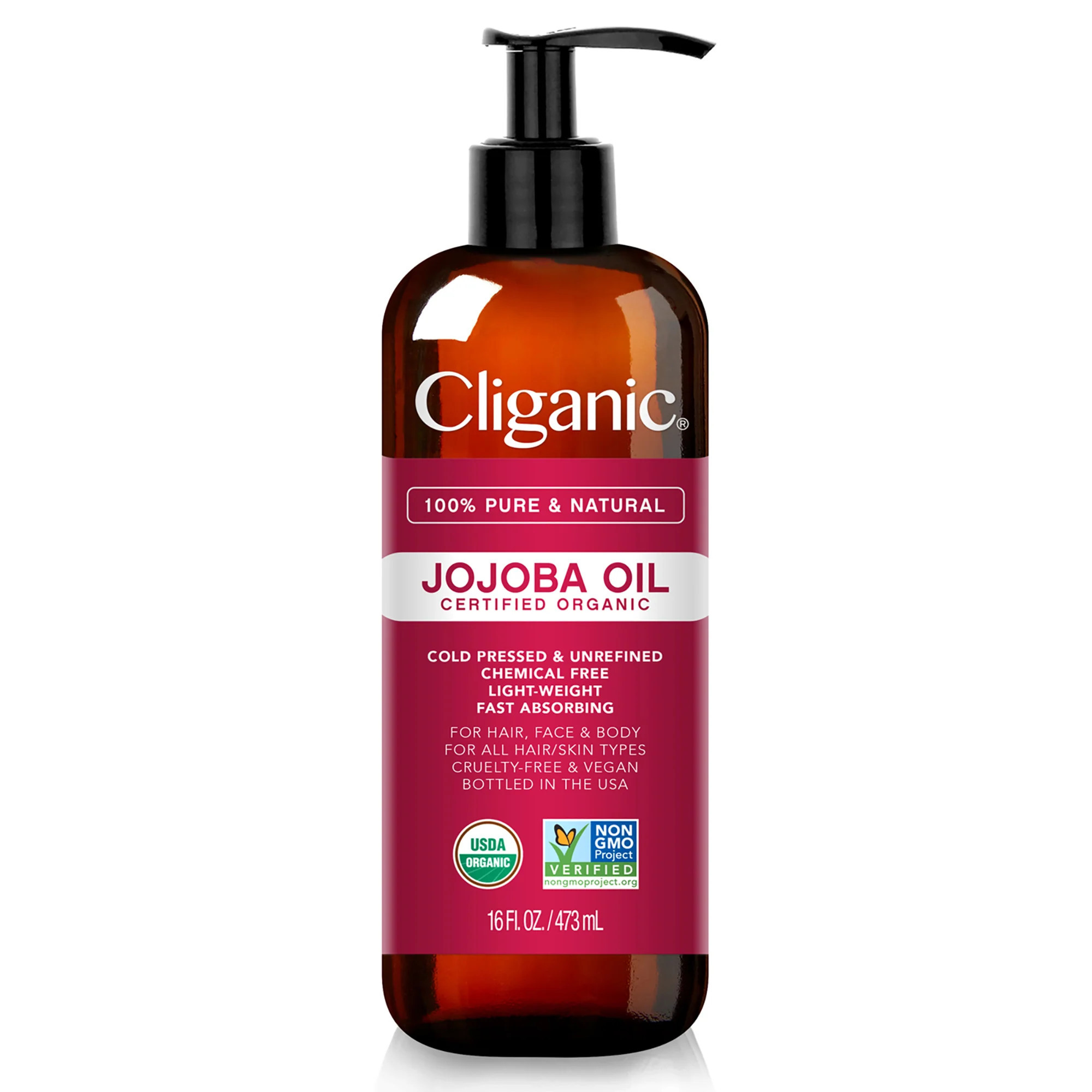 Organic Jojoba by Cliganic for Unisex - 16 oz Oil | Shop Simon