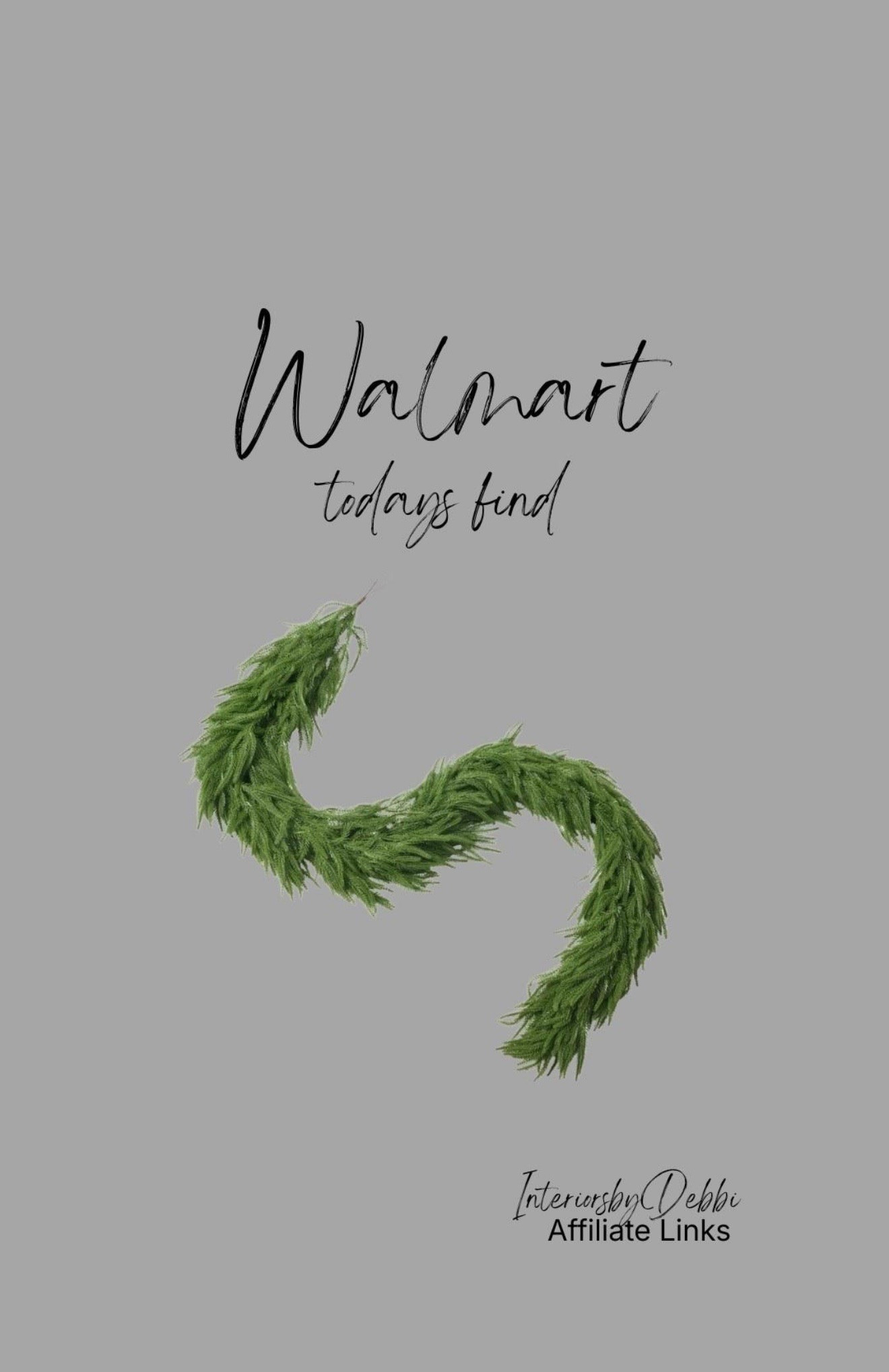 Walmart Find
Christmas garland, transitional home, modern decor, amazon find, amazon home, target home decor, mcgee and co, studio mcgee, amazon must have, pottery. barn, Walmart finds, affordable decor, home styling, budget friendly, accessories, neutral decor, home finds, buy new arrival, coming soon, sale alert, high end look for less, Amazon favorites, Target finds, cozy, modern, earthy, transitional, luxe, romantic, home decor, budget friendly decor #walmart

#LTKSeasonal #LTKHome

Comment SHOP below to receive a DM with the link to this post on my LTK ⬇ https://liketk.it/6ofQD