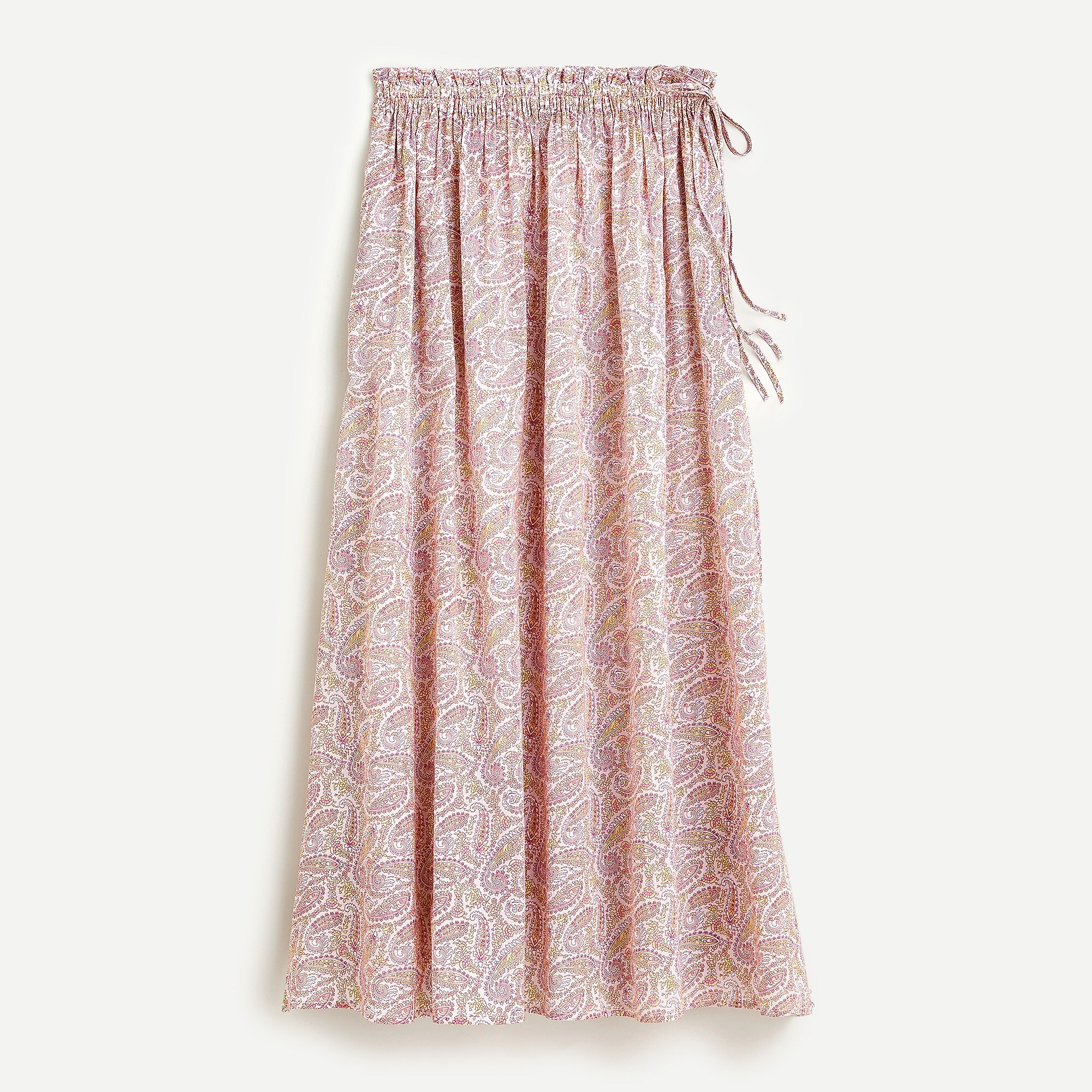 Cotton voile beach skirt in beach paisley | J. Crew US