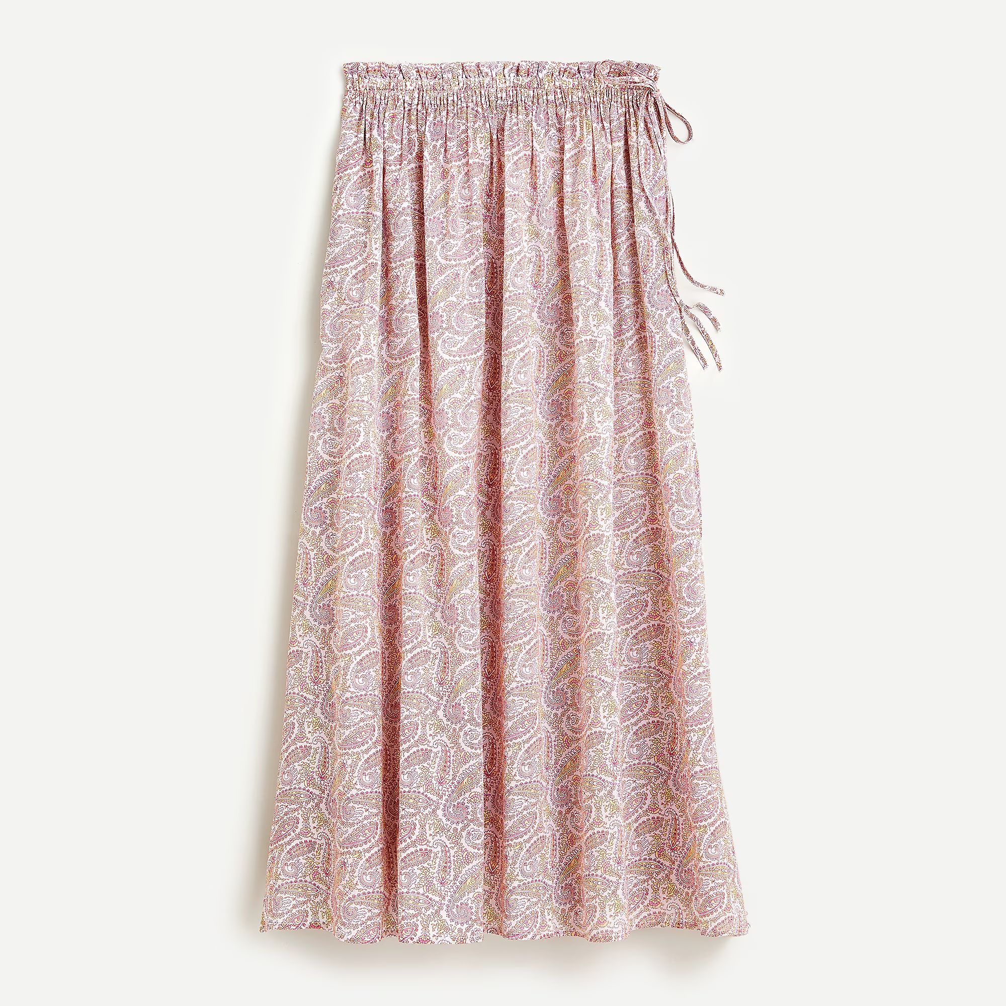 Cotton voile beach skirt in beach paisley | J.Crew US