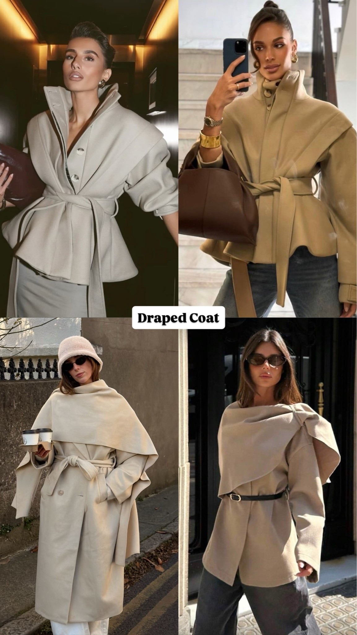 Draped Coat
The elegant outerwear upgrade. 🤎
#DrapedCoat #FallFashion #FallTrends

#LTKSaleAlert #LTKootd