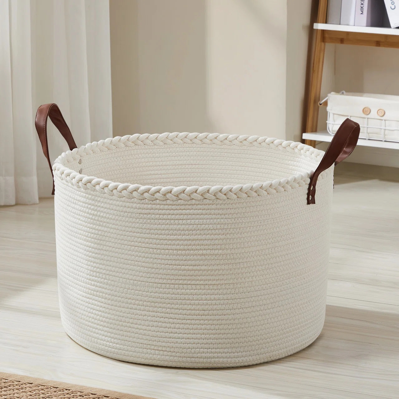 Fabric Laundry Hamper with Handles | Wayfair North America