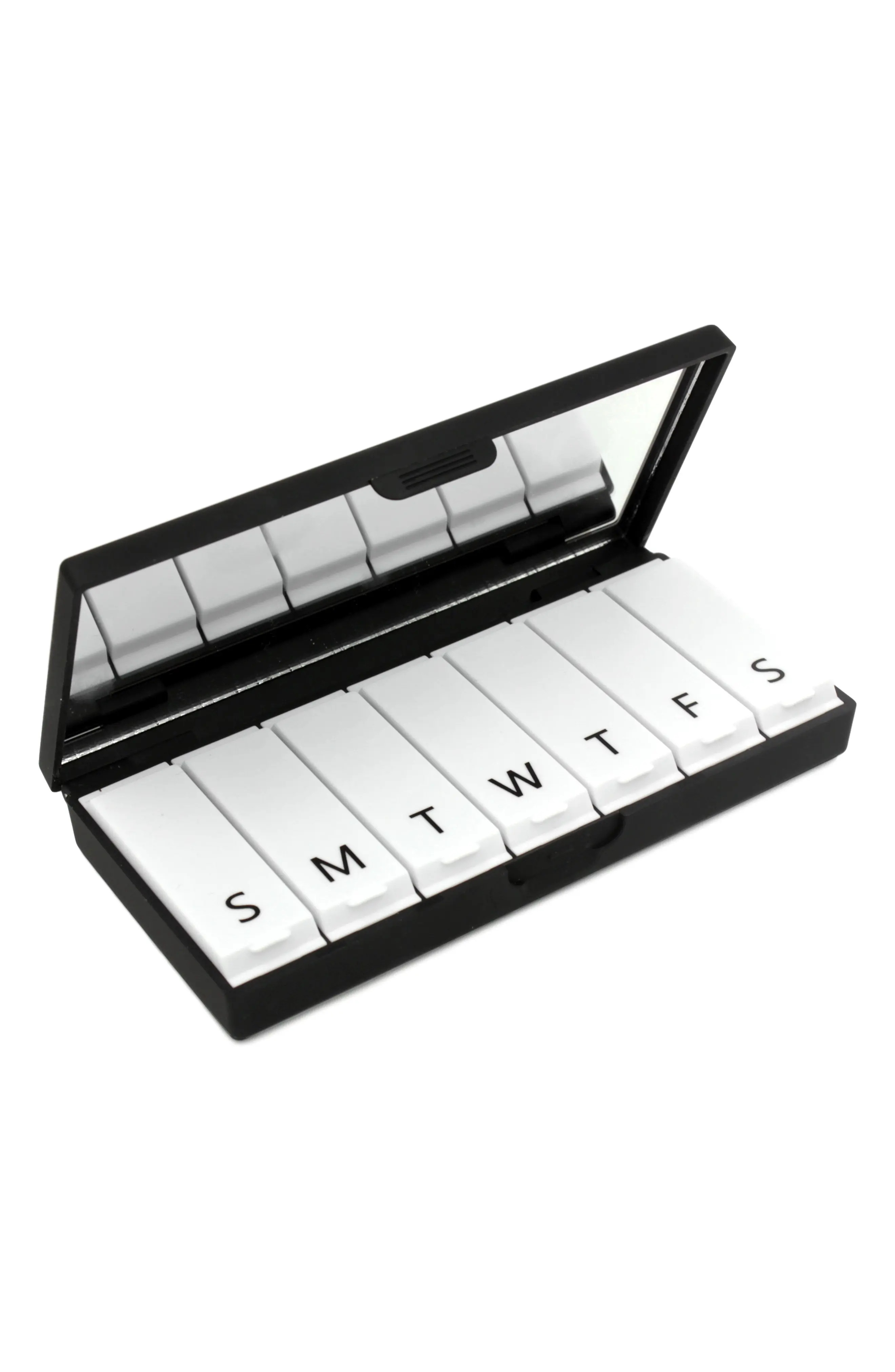 Port And Polish Pill Box, Size One Size - Black | Nordstrom