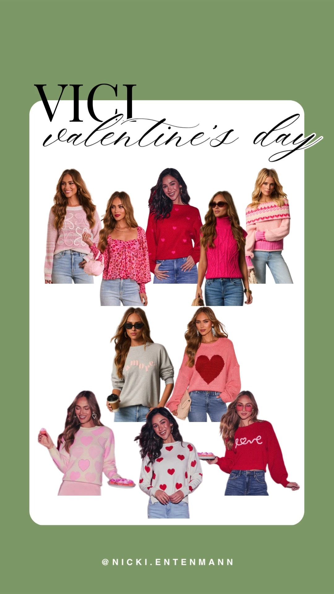 Vici Valentine’s edit adds playful charm, chic confidence, and flirty style to celebrate love with effortless looks. Use NICKIE30 for a sweet price drop. #Vici #ValentinesEdit #ValentinesDay #StyleInspo #WardrobeRefresh #ChicStyle #OOTD #AffordableFashion #DateNightStyle #FashionFinds
 

 #LTKootd #LTKSeasonal #LTKSaleAlert