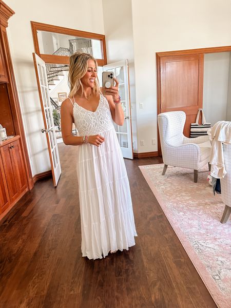 Such a gorgeous maxi dress! Wearing medium. Also comes in pink.  Perfect for summer! 

Family photos, maxi dress, summer outfit 

#LTKSeasonal #LTKFindsUnder50 #LTKFestival