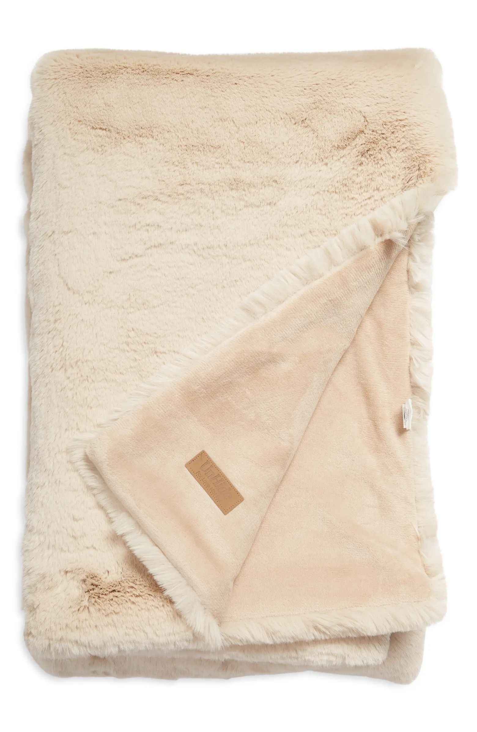 UnHide The Marshmallow 2.0 Medium Faux Fur Throw Blanket | Nordstrom | Nordstrom