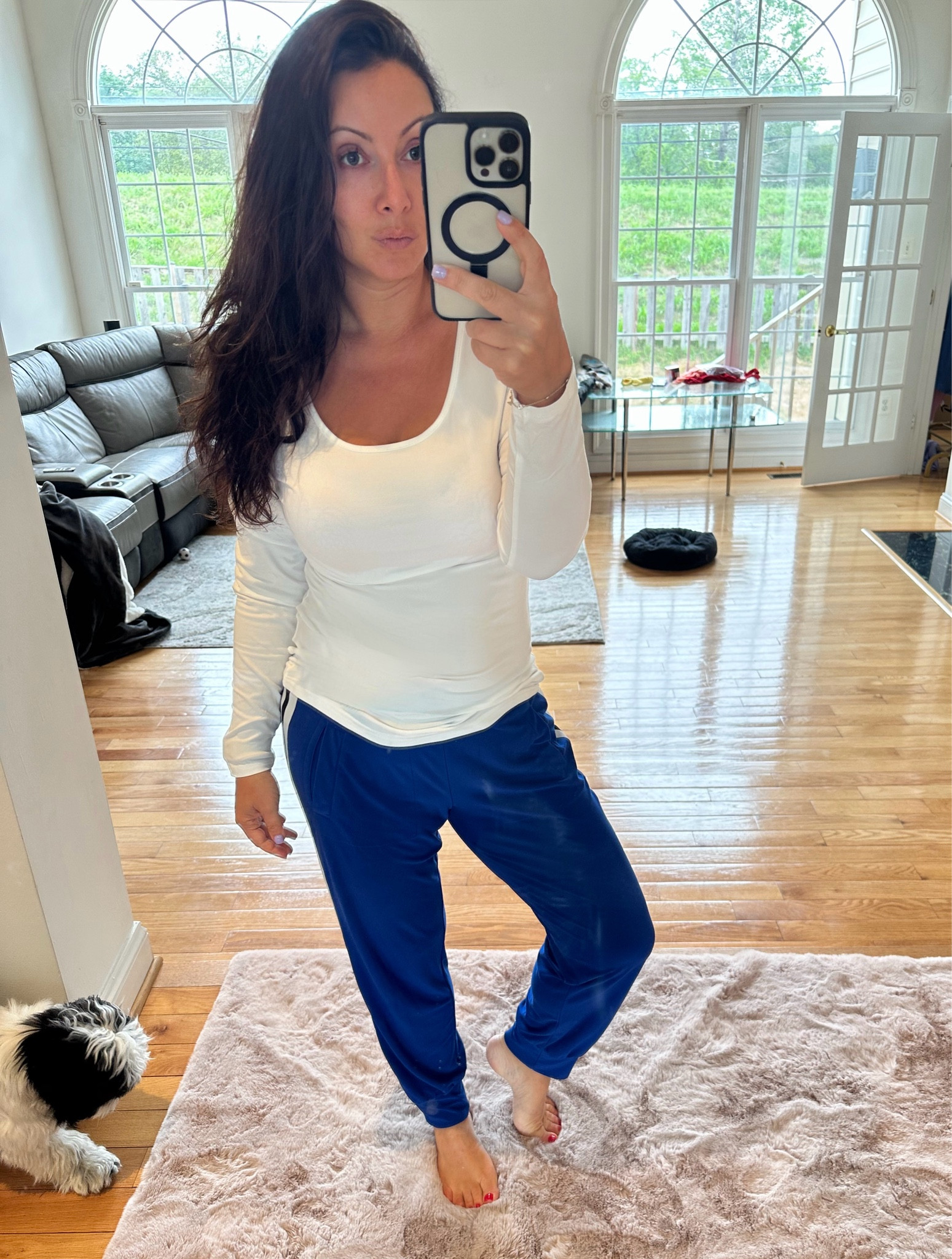 Introducing the ultimate comfort revolution: the Stretchy Long Sleeve Super Soft and Comfortable T-shirt with School Neck! Say goodbye to restrictive clothing and hello to unrestricted movement. Our innovative stretch fabric ensures a perfect fit for all body types, while the long sleeves provide extra warmth for those chilly days. The super soft material feels like a gentle hug against your skin, giving you a luxurious wearing experience all day long. And let's not forget the stylish school neck design that adds a touch of sophistication to any outfit. Whether you're lounging at home or heading out for a night on the town, this t-shirt is your go-to companion. Upgrade your wardrobe with the Stretchy Long Sleeve Super Soft and Comfortable T-shirt with School Neck and experience the ultimate in comfort and style. Get yours today and embrace the perfect blend of fashion and comfort!

#LTKBacktoSchool #LTKSeasonal #LTKActive