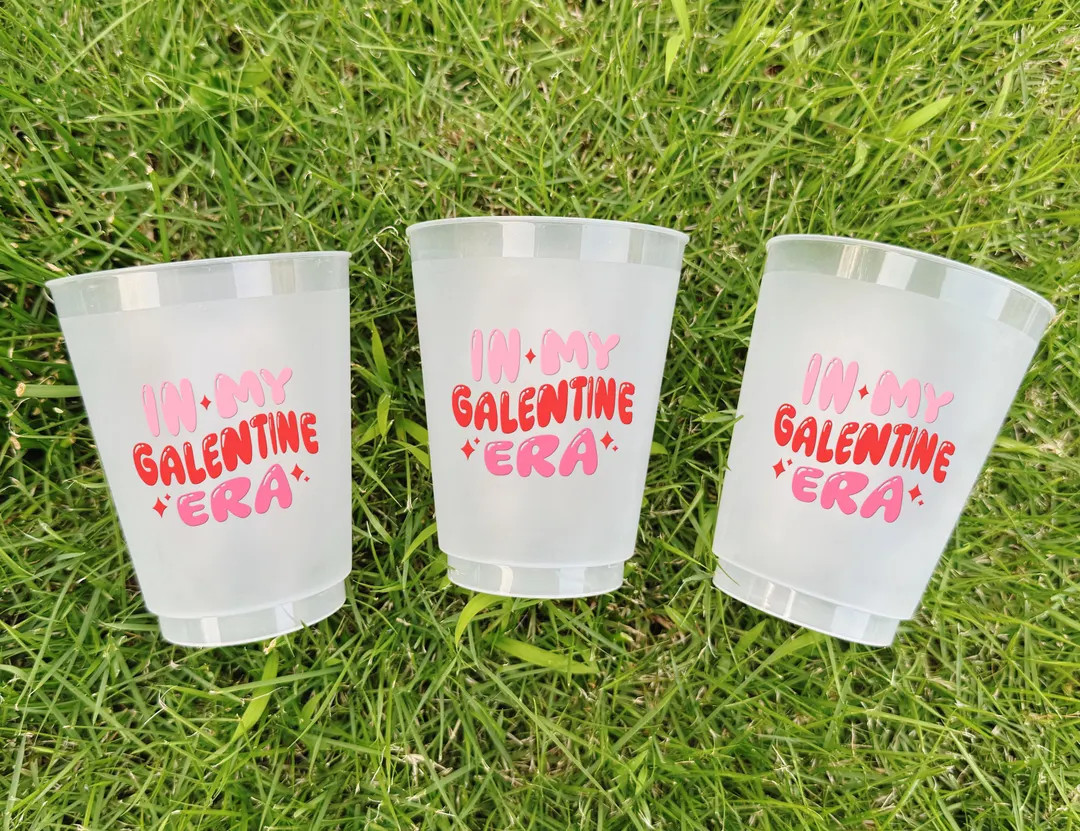 Personalized Galentine’s Day Cup | Best Friend Gift | Friendship Party Favor | “In My Galenti... | Etsy (US)