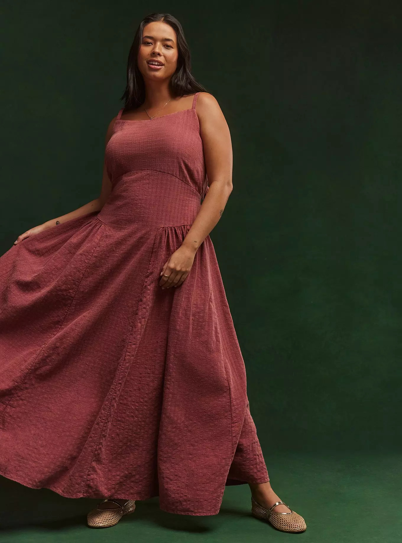 Festi Tie-Back Maxi Dress | Torrid (US & Canada)