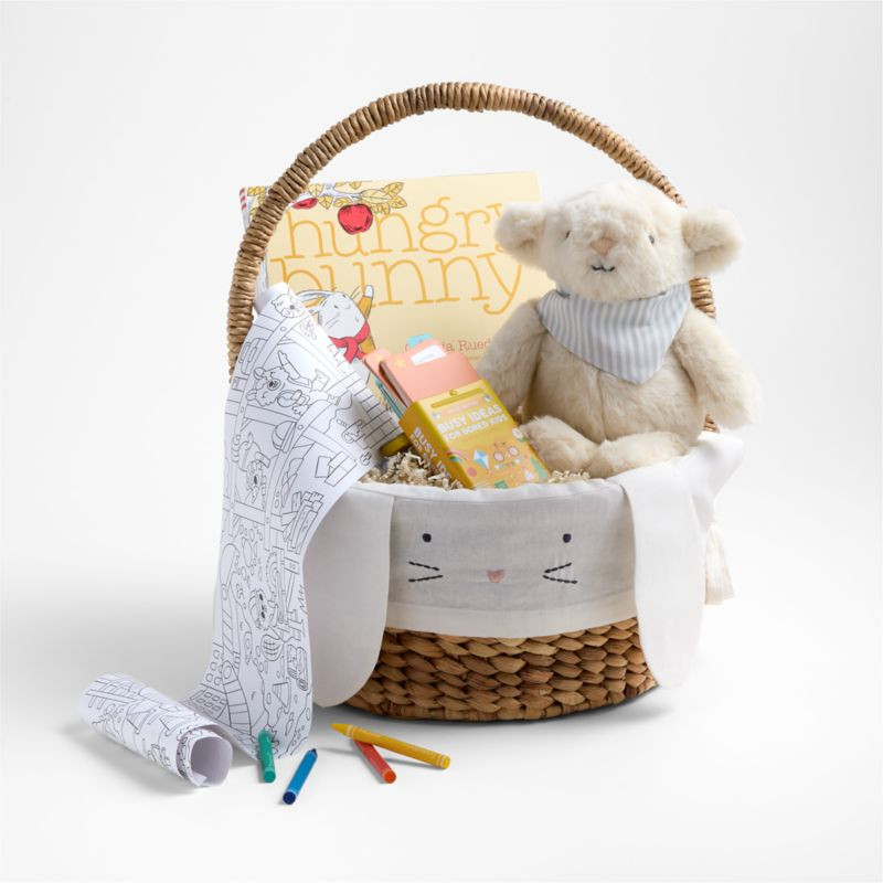 Cream Bunny Kids Easter Basket Bundle | Crate & Kids | Crate & Barrel
