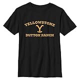 Y Yellowstone Women's Racerback Tank Top, Black Heather/Dutton Ranch Logo, Small | Amazon (US)
