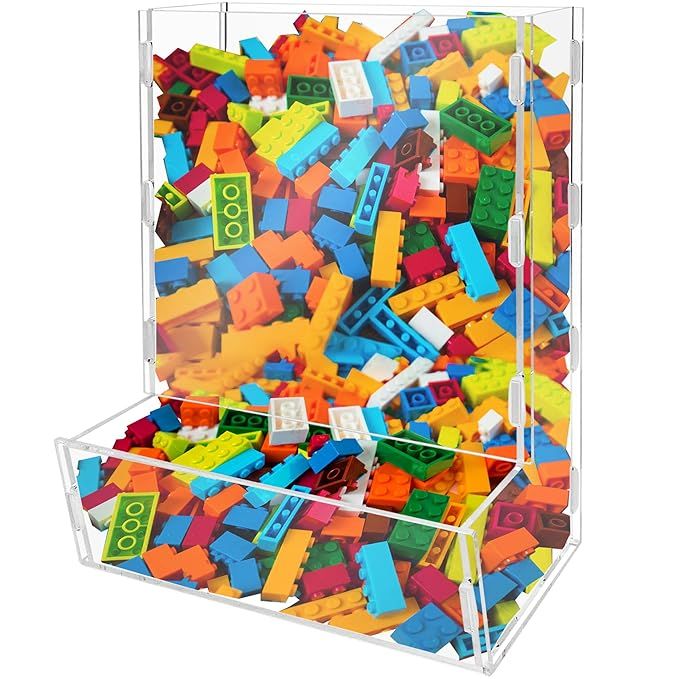 Montex Acrylic Wall Toy Dispenser Play Room Organization Acrylic Wall Organizer Clear Hanging Org... | Amazon (US)