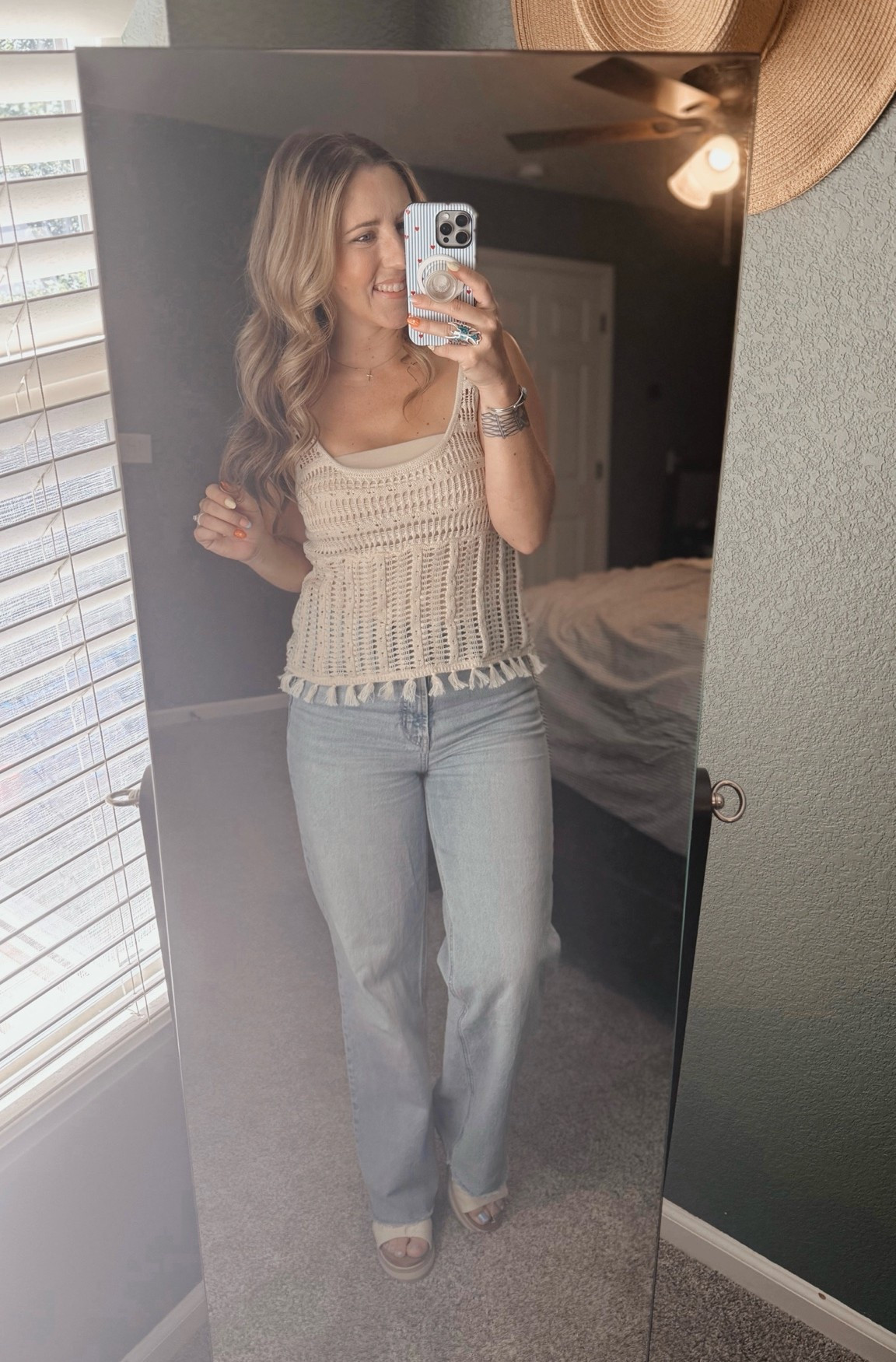 okay I’m loving the fit today 🤩 .. easy and effortless day to night outfit. Lake day followed by a mom’s bunco night 🎲

#realmomlooks #oldnavy #crochettank #summerootd #momsintheir30s

#LTKootd #LTKgrwm