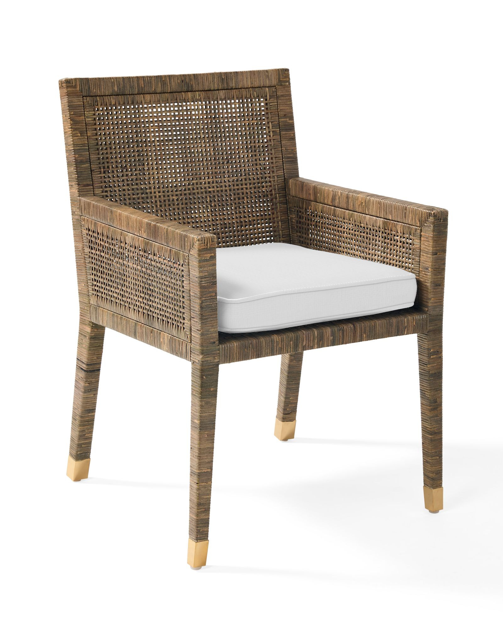 Balboa Rattan Armchair - Sepia | Serena and Lily
