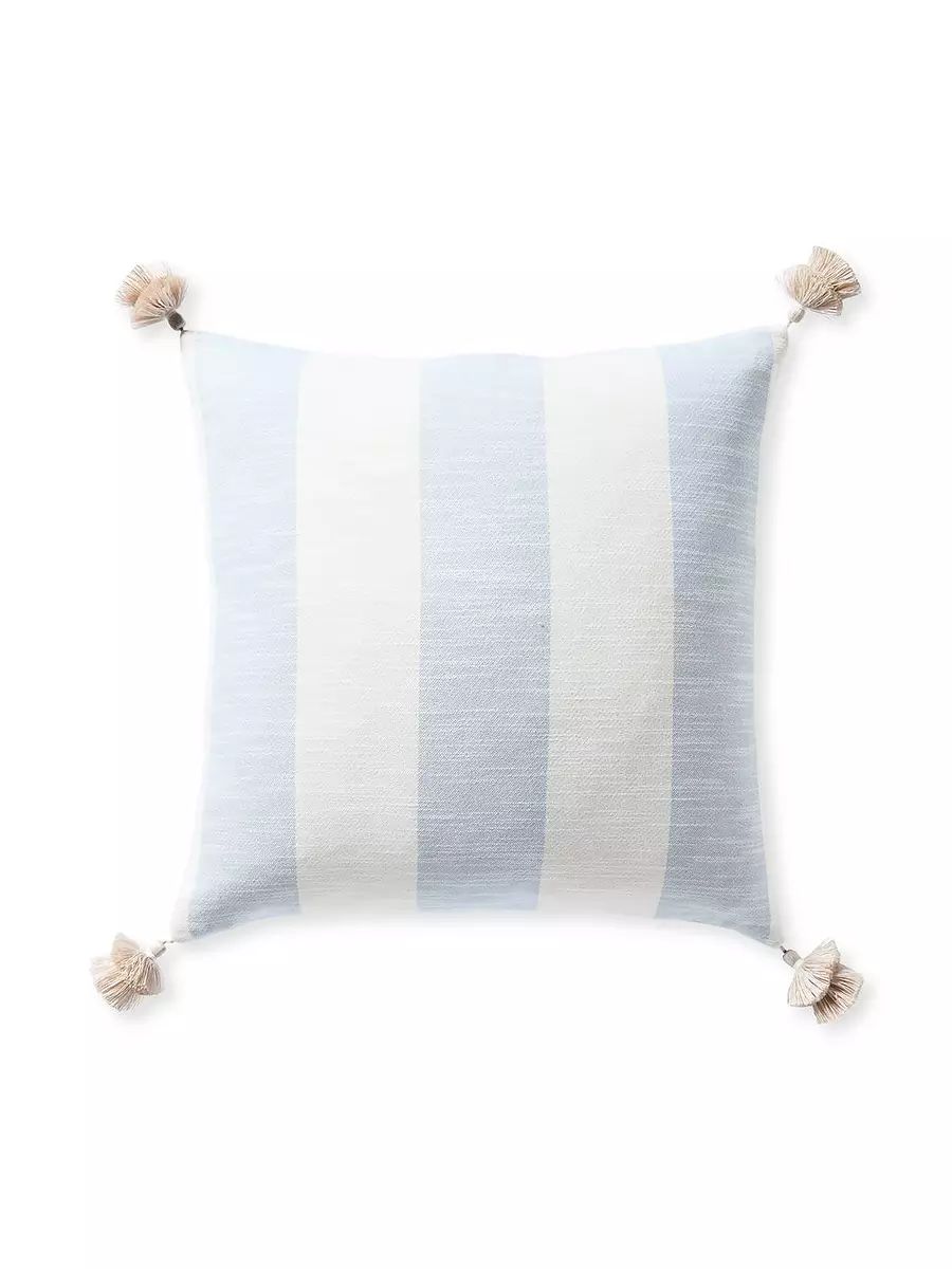 Beach Stripe Pillow Cover | Serena and Lily