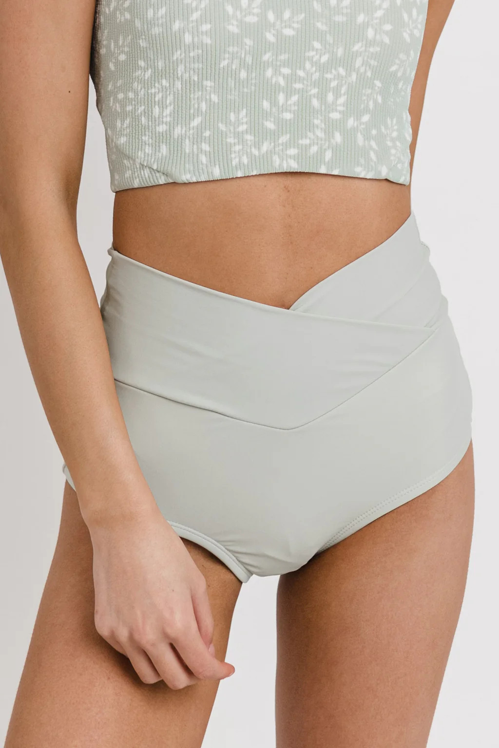 Vacationer Bottom | Sage | Coral Reef Swim