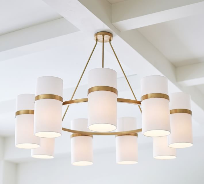 Sydney 9-Light Round Chandelier | Pottery Barn (US)