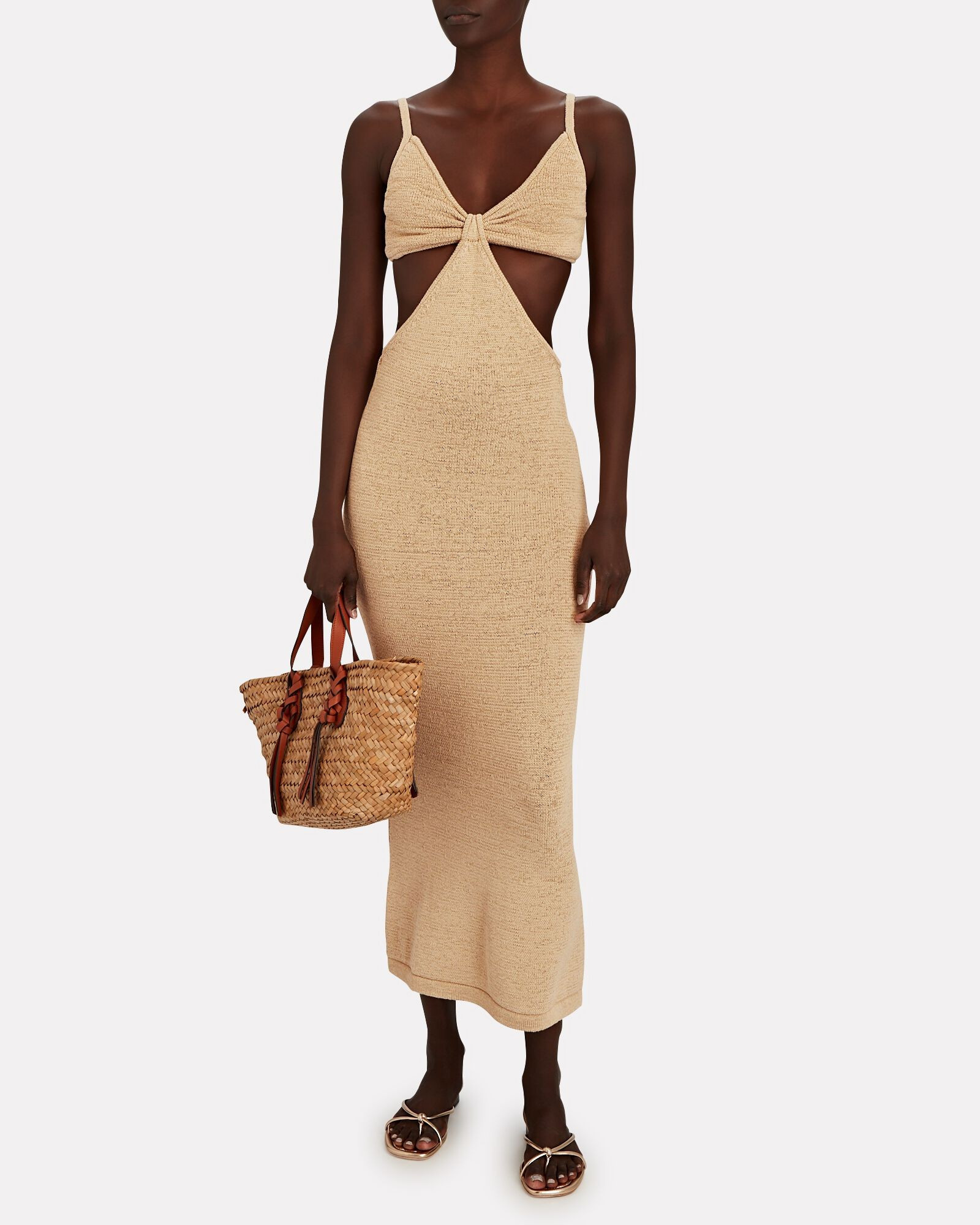 Serita Cut-Out Knit Maxi Dress | INTERMIX