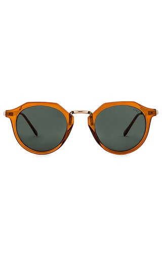 Taures Round Sunglasses in Clay & Green Mono | Revolve Clothing (Global)