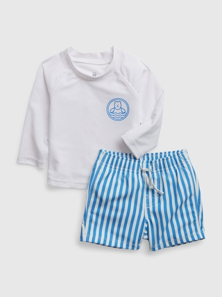 Baby Rash Guard Swim Two-Piece | Gap (US)