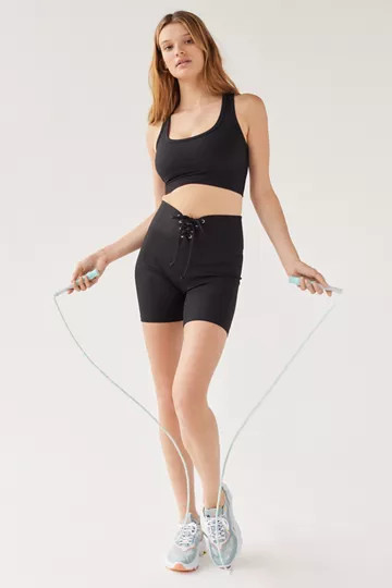 Year Of Ours Football Lace-Up Bike Short | Urban Outfitters (US and RoW)