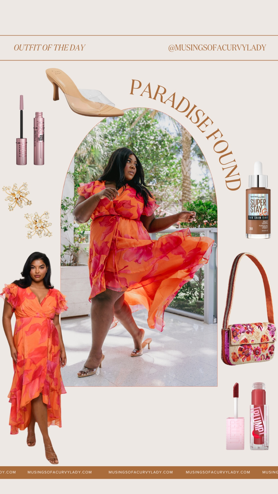 Paradise found🌞✨

plus size fashion, dress, purse, hand bag, foundation, mascara, maybelline, hutch design, anthropologie, gold earrings, clear heels

#LTKplussize #LTKstyletip #LTKtravel