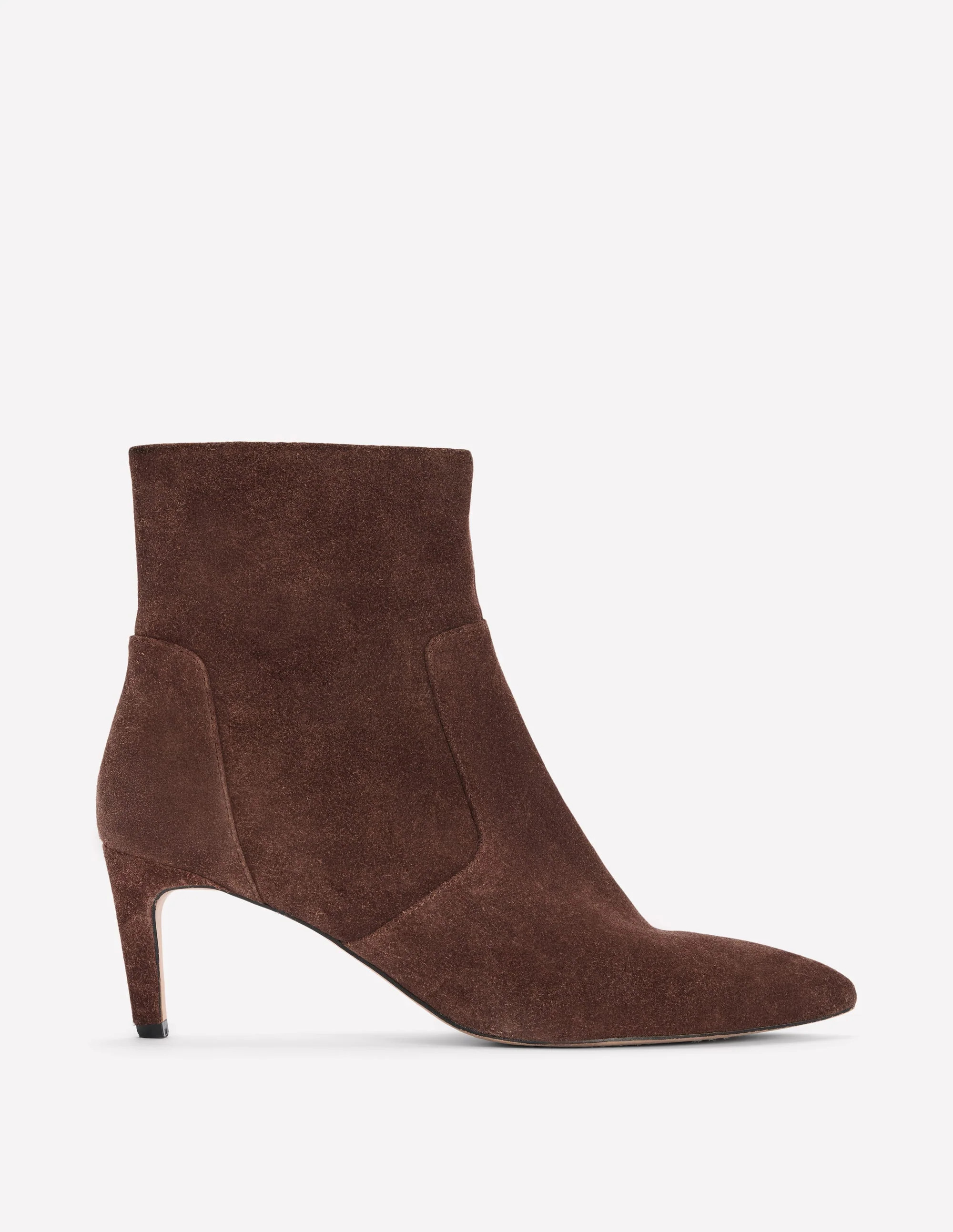 Mid Heel Ankle Boots-Bitter Chocolate | Boden UK