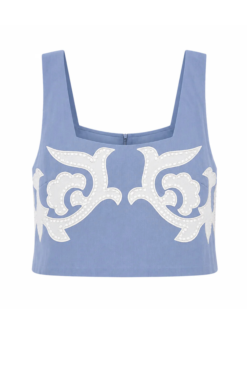 Blake Ice Blue Fleur Tank | Anna Cate Collection