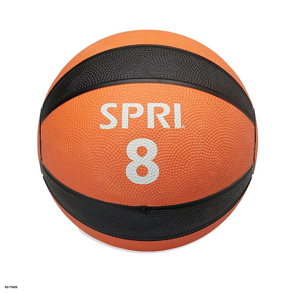 SPRI Medicine Exercise Ball, 8lb Weighted Ball, Rubber | Walmart (US)