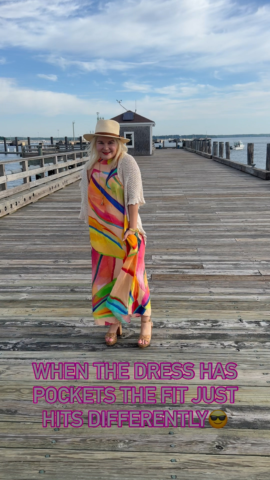 What is better then a Farm Rio dress? A Farm Rio dress with pockets! I am obsessed with this water-color halter style dress. Fit is true to size. I am wearing a small. I linked several other prints as well. 

#LTKVideo #LTKStyleTip #LTKWedding