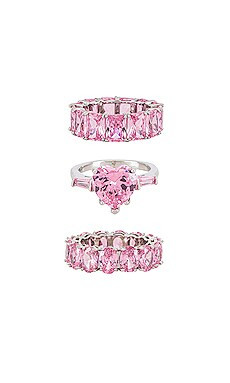 8 Other Reasons For A Lifetime Ring Set in Pink from Revolve.com | Revolve Clothing (Global)