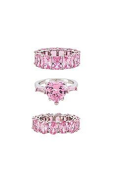 8 Other Reasons For A Lifetime Ring Set in Pink from Revolve.com | Revolve Clothing (Global)