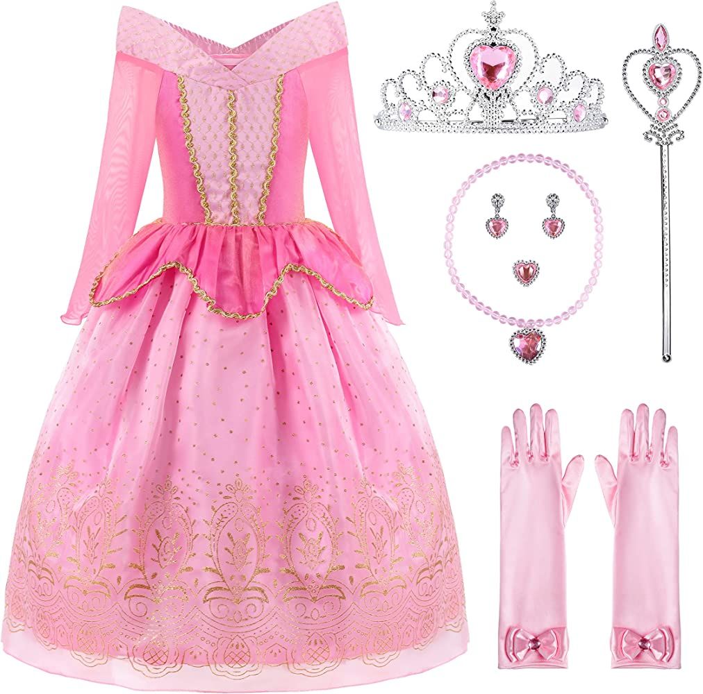 ReliBeauty Girls Princess Dress up Costume | Amazon (US)