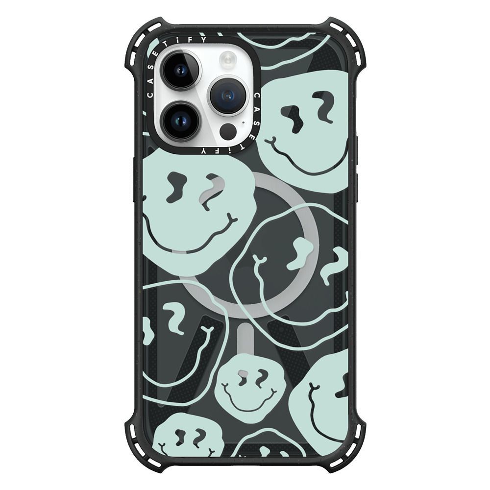 Aqua Smiley Transparent | Casetify