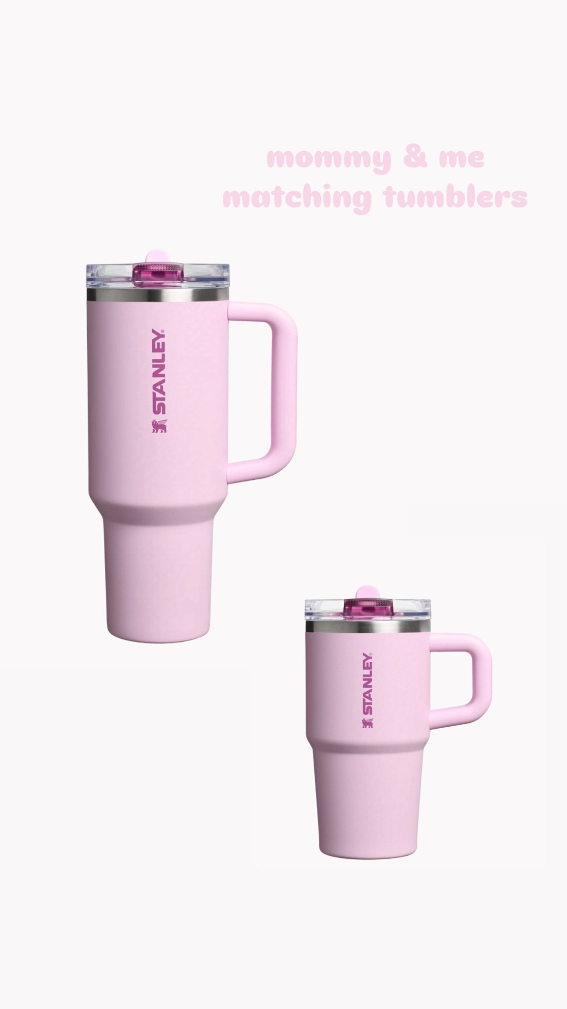 Mommy & Me Matching Stanley Tumblers 💞🌷🎀

#LTKGiftGuide #LTKKids #LTKFamily