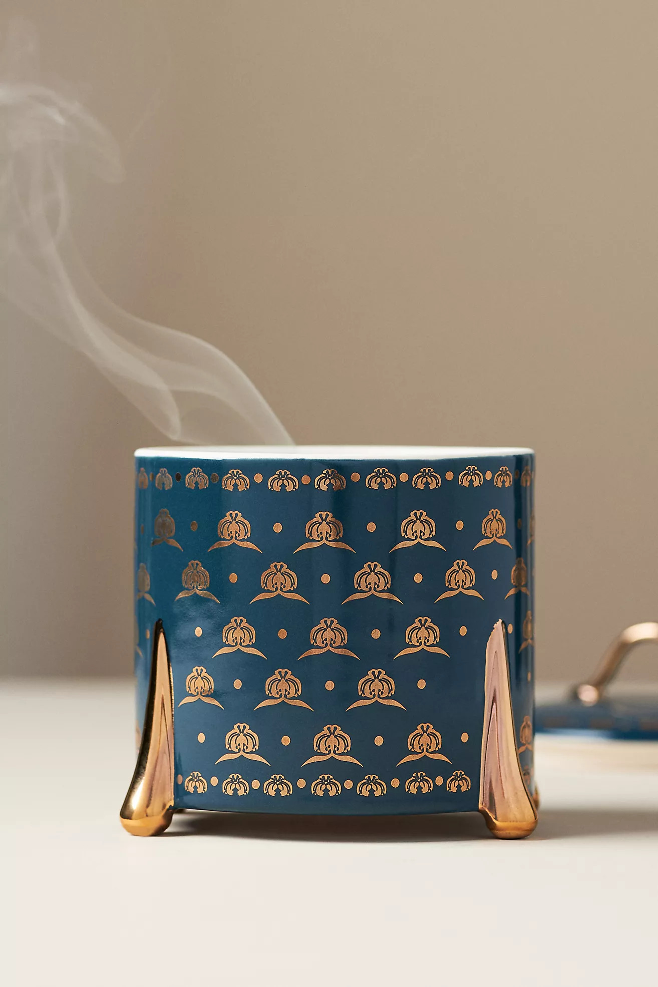 The Met x Anthropologie Spice Evergreen & Embers Ceramic Candle | Anthropologie (US)