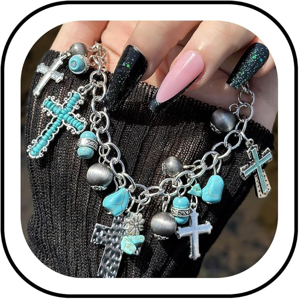 Turquoise Western Bracelets for Women Boho Beaded Vintage Stackable Cowboy Outfits Cowgirl Access... | Amazon (US)