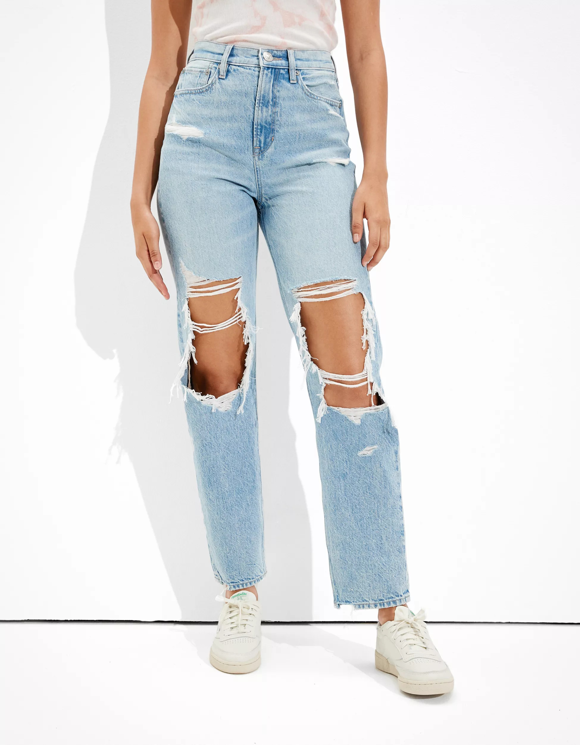 AE Ripped Highest Waist '90s Boyfriend Jean | American Eagle Outfitters (US & CA)