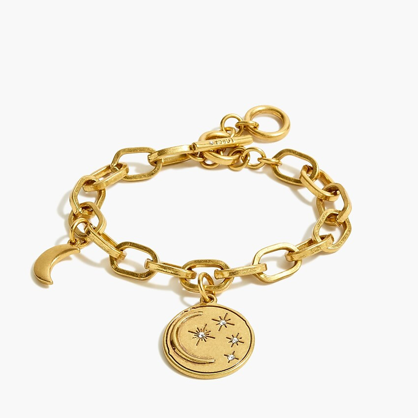Celestial coin charm bracelet | J.Crew Factory