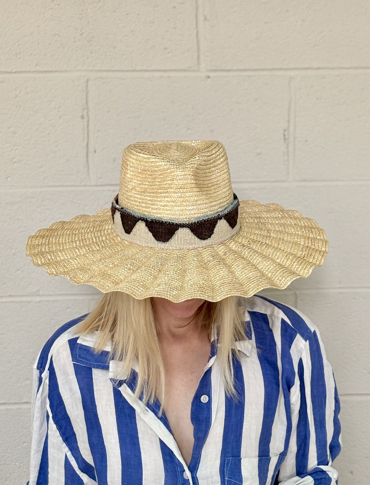 Kilim Band Straw Hat 011 | Orijinal