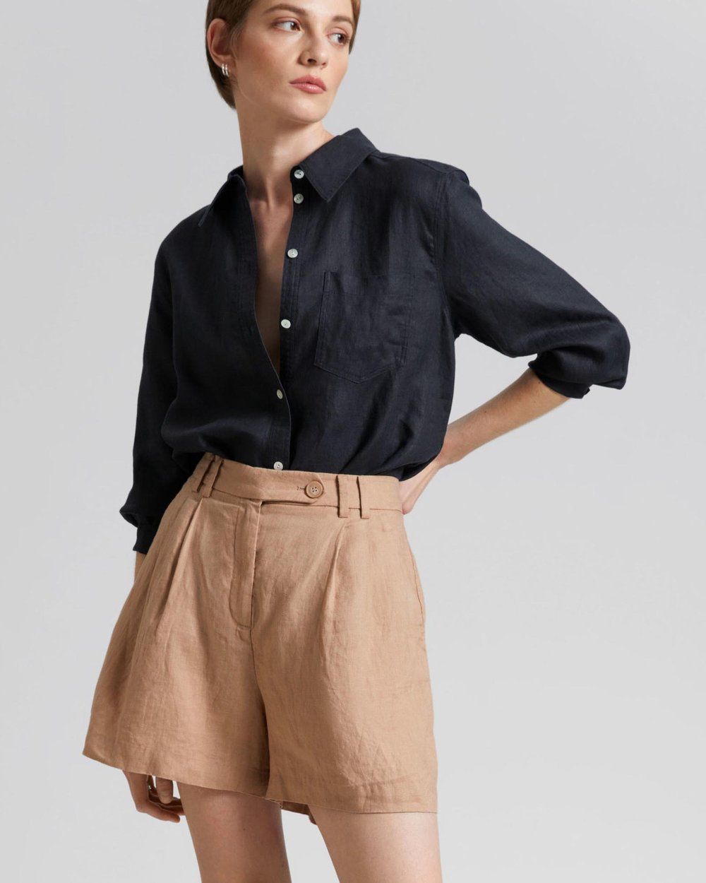 Relaxed Linen Shorts | THE ICONIC (AU & NZ)